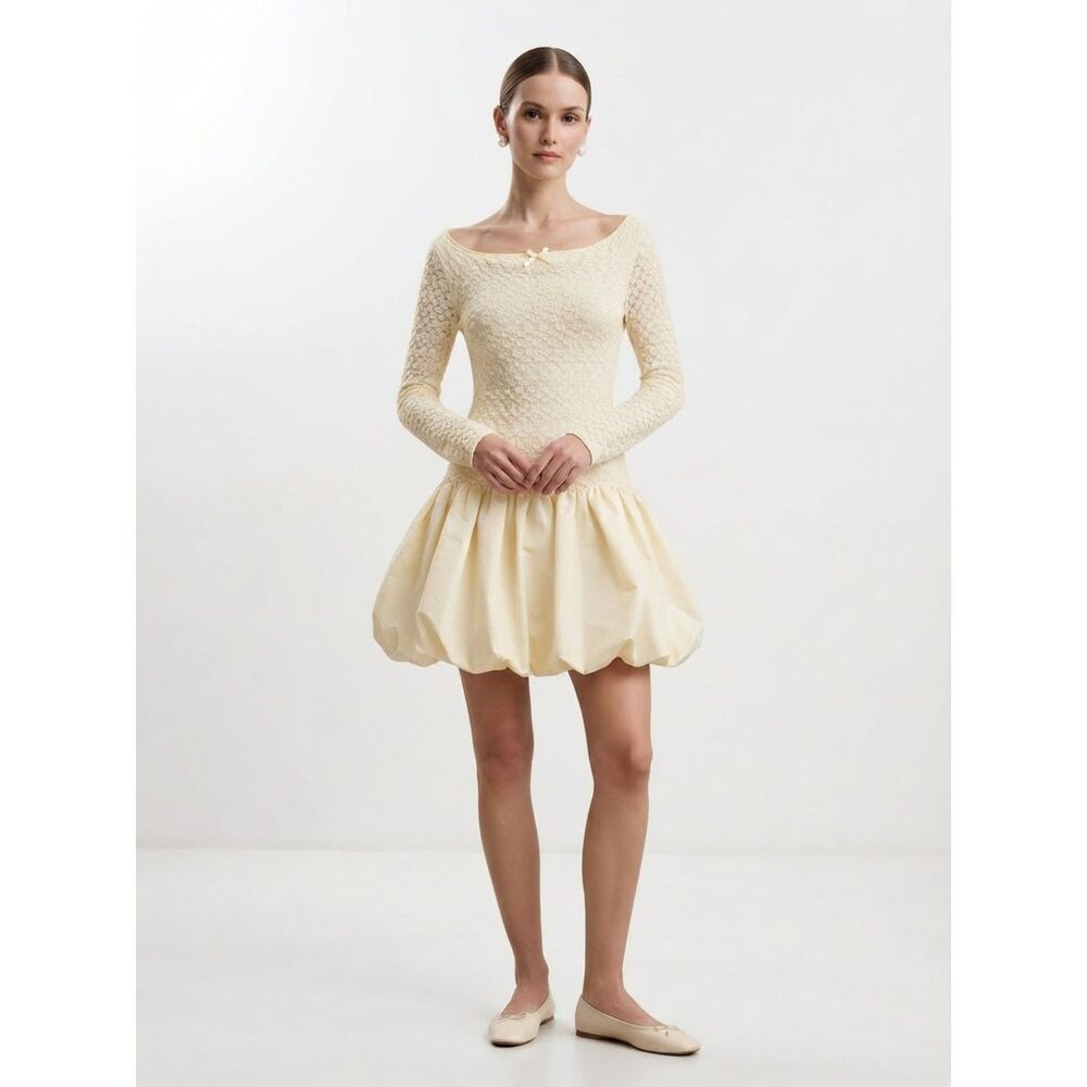 ASTR the Label Cream Off-White Dress Women's XL NWT